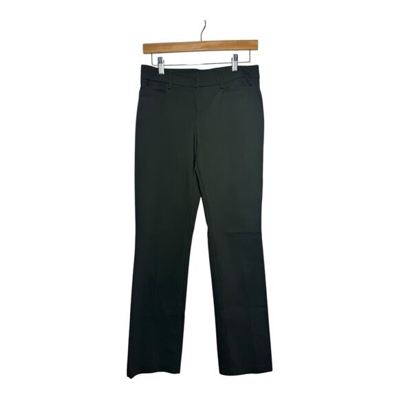 Liverpool Pant Women 2/26 Peat Green Trouser Flat Front Boot Cut Style #XM5069EA - Picture 1 of 7